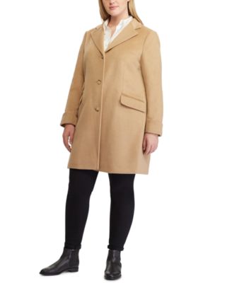 macys ralph lauren camel coat