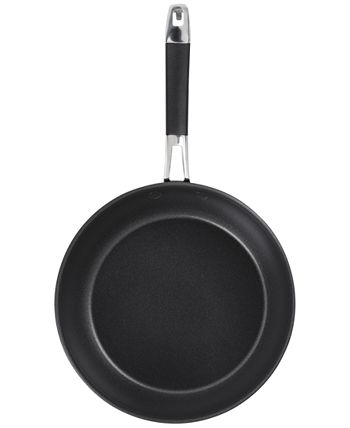 Anolon - SmartStack 2-Pc. Hard-Anodized Nesting Skillet Set