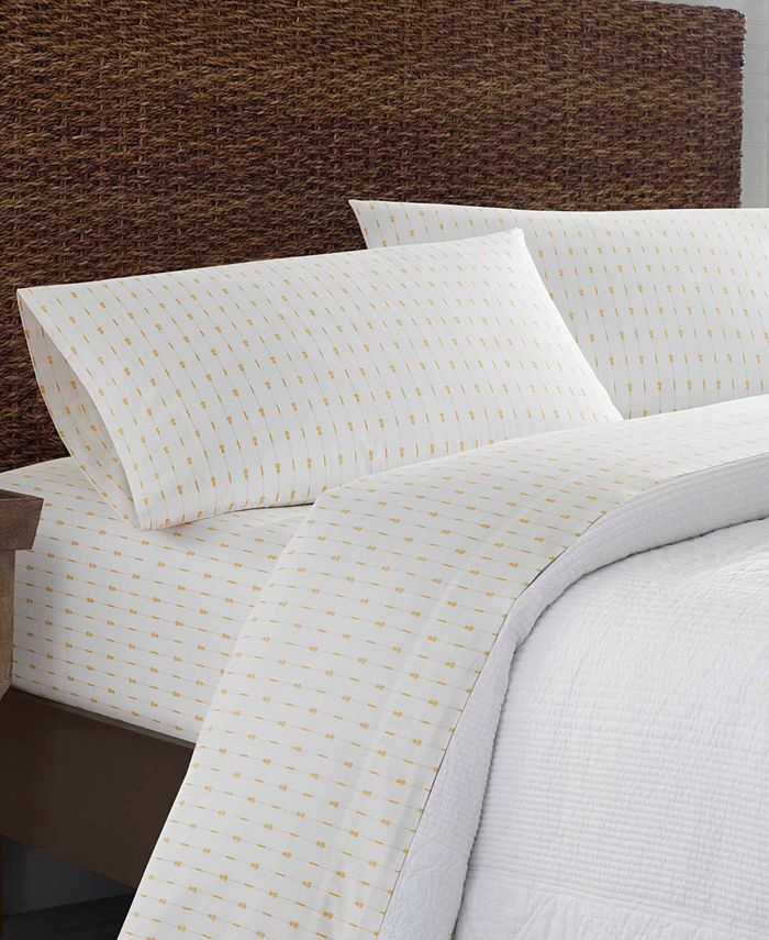 Tommy Bahama Home Tommy Bahama Pineapple Pinstripe King Sheet Set Macy's