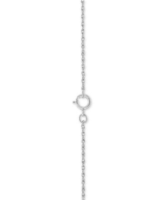 Diamond Mini-Heart Pendant Necklace (1/10 ct. t.w.) in Sterling Silver and 14k Gold  