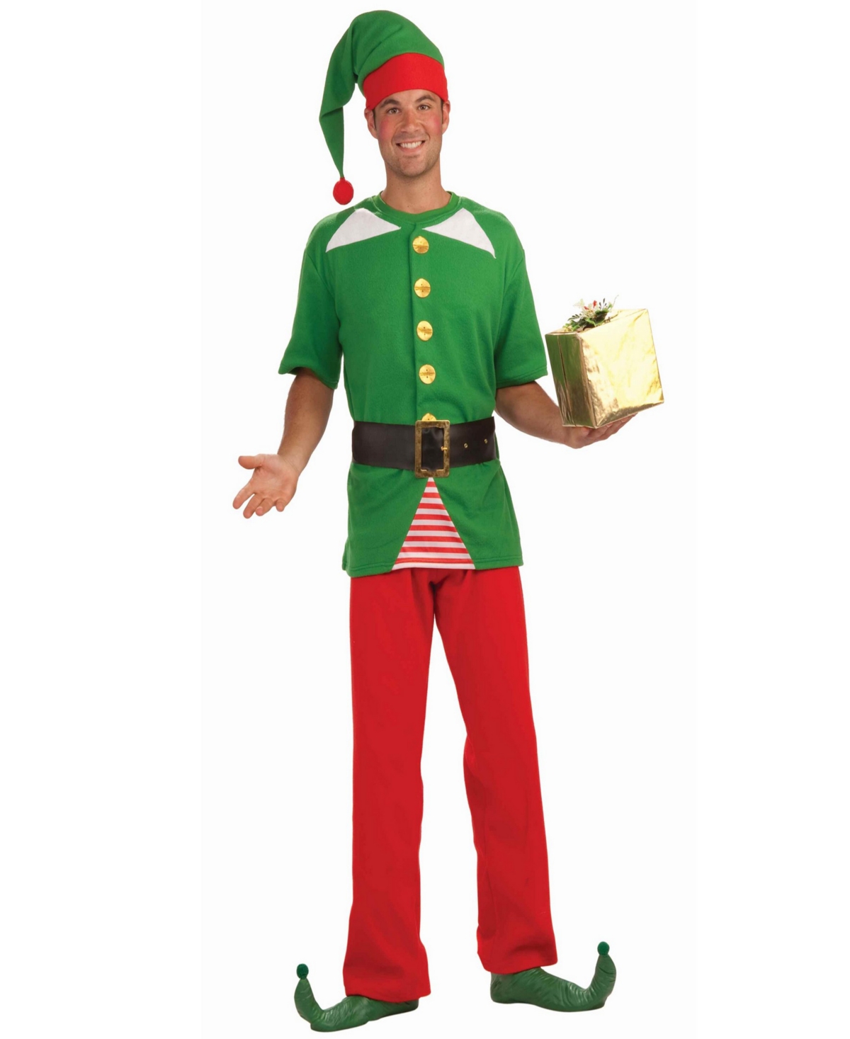 Buy Seasons Men's Jolly Elf Costume - Green