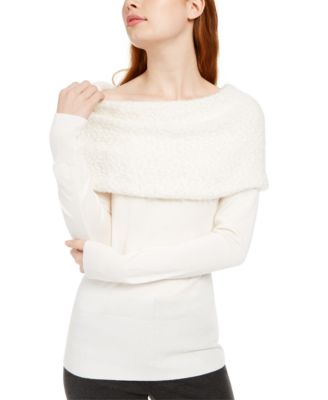 BCX Juniors' Off-The-Shoulder Sweater 