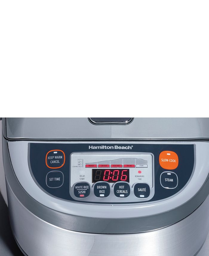 Hamilton Beach 16 Cup Advanced MultiFunction Rice Cooker Macy