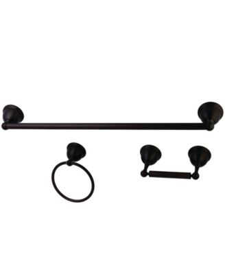 Kingston Brass - Restoration 3-Pc. Towel Bar Bathroom Hardware Set