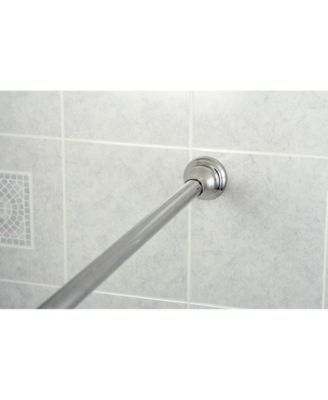  Decorative Flange 72-inch Tension Shower Rod
