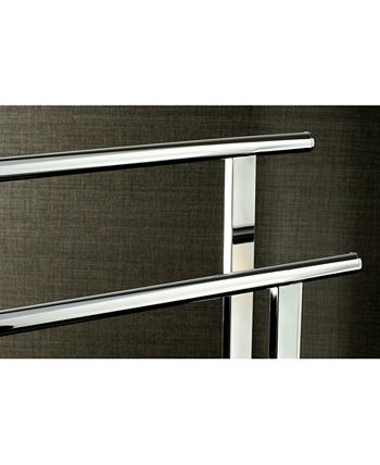 Kingston Brass - Double L Shape Pedestal Towel Holder in Polished Chrome