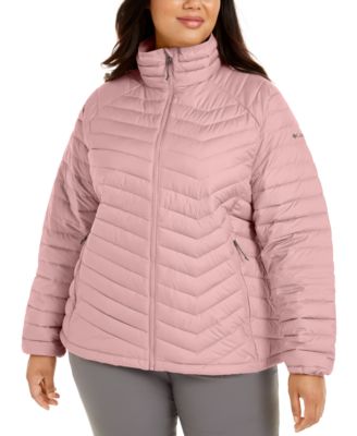 columbia plus size powder lite quilted puffer jacket