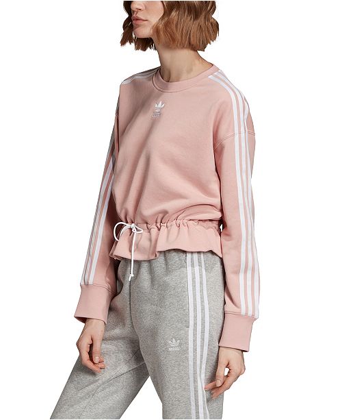 Adidas Women S Bellista Tie Sweatshirt Reviews Women Macy S