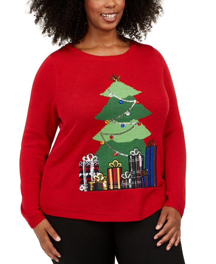 Karen scott sweaters plus size on sale