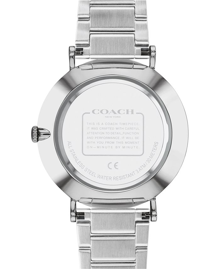 COACH - Men's Charles Stainless Steel Bracelet Watch 41mm