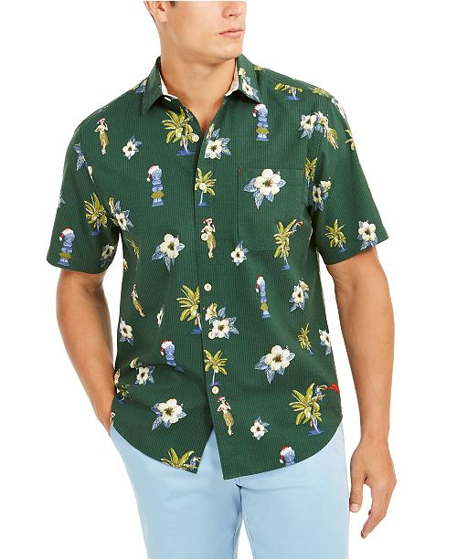 Tommy Bahama Men S Cheeky Tiki Holiday Graphic Shirt Reviews