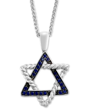 image of Effy Sapphire Star of David 18