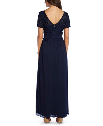 R & M Richards Sequin & Ruffle Gown & Reviews - Dresses - Women - Macy's