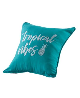 Tropical Vibes Pillow, 18" x 18"