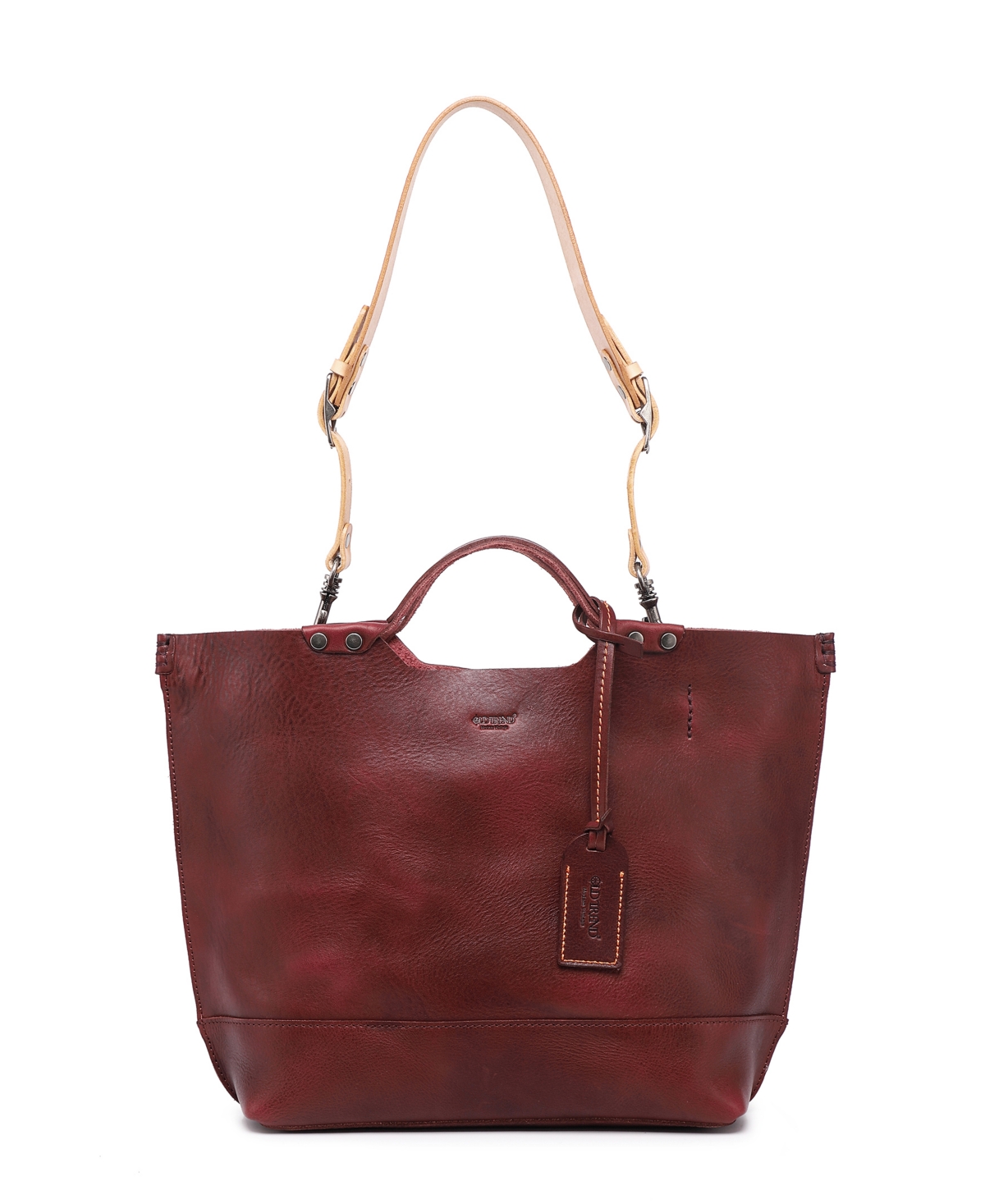 Old Trend Women's Genuine Leather Gypsy Soul Tote Bag In Burgundy