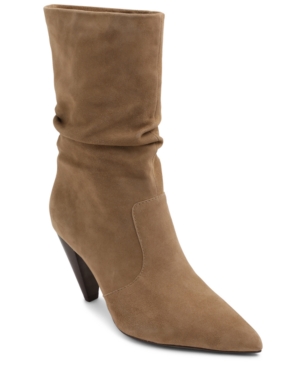 Kensie Kenley Slouch Boots Women's Shoes In Light Brown