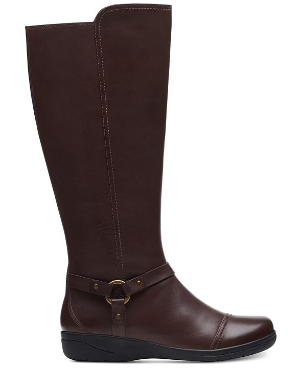clarks women's cheyn lindie leather boots