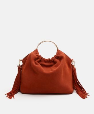 mango suede bag