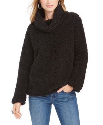 macys womens black sweaters