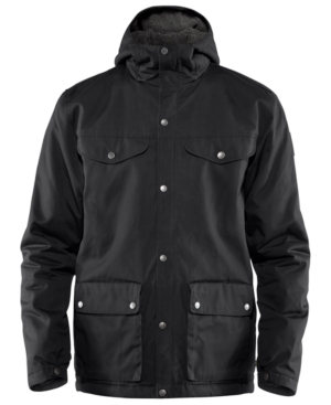 Fjall Raven Men's Greenland Water-resistant Hooded Jacket In Black