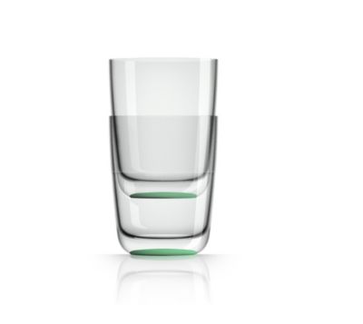 Palm Outdoor Australia - Highball Tumbler with Green non-slip base, Set of 2