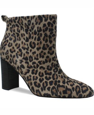 charles david leopard booties