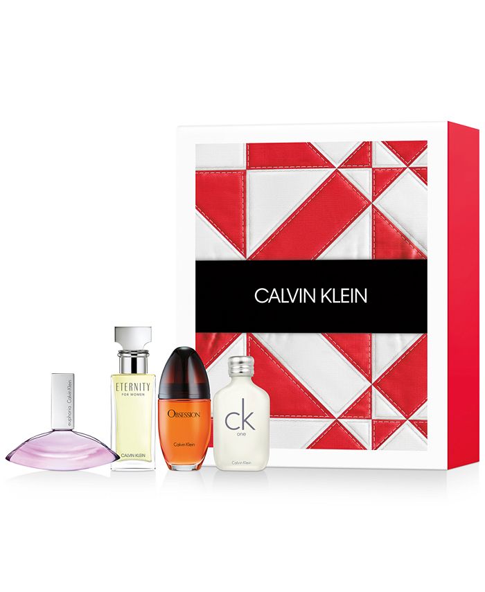 Calvin Klein Mini Perfume Gift Set for Women, 5 Pieces