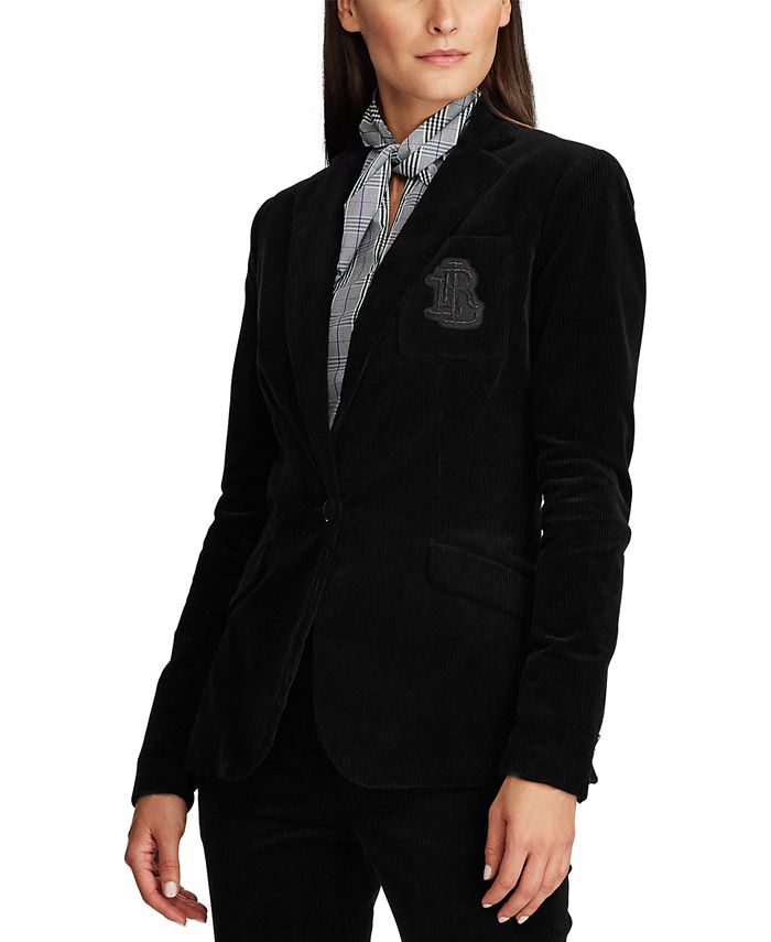 Lauren Ralph Lauren Petite Bullion Patch Corduroy Blazer Macy s