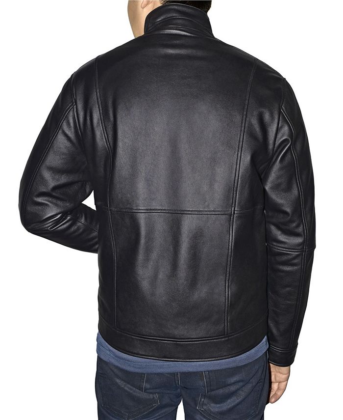 Victory Sportswear Retro Leather Men's Racing Jacket Macy's