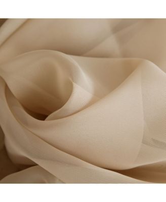 2 Pack Sheer Voile Window Curtain Sheer Panels