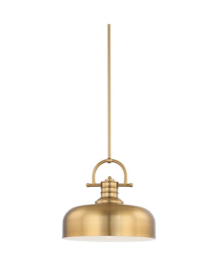 Volume Lighting Gallery 1-Light Restoration Brass Chandelier