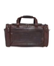Macys mens leather new arrivals duffle bags