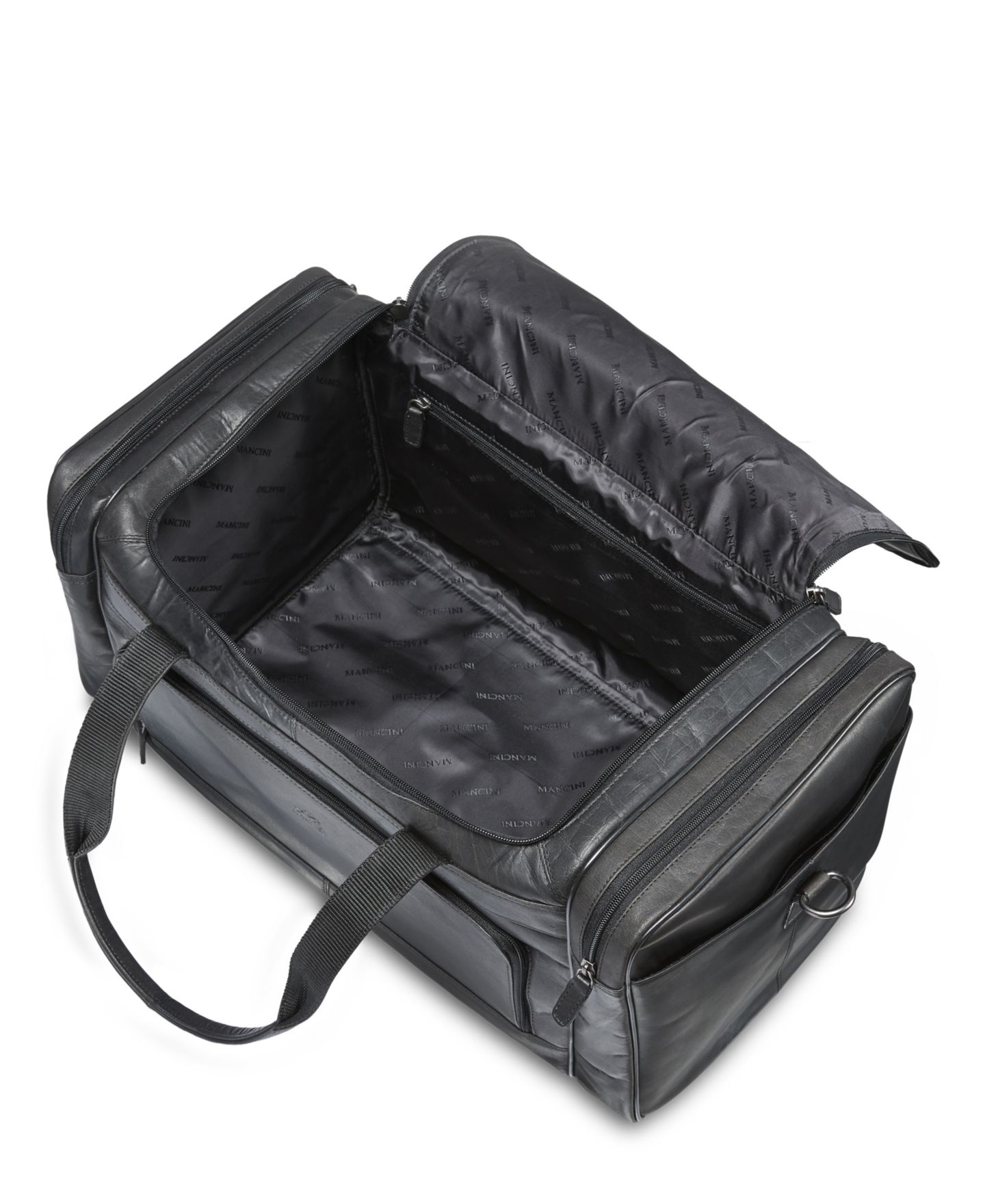 Сумка Mancini Buffalo Collection Carry on Duffle, цвет: Чёрный — фото 2