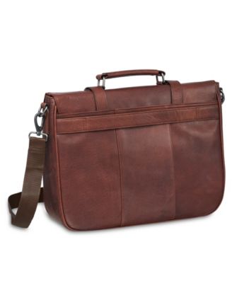 Buffalo Collection Single Compartment Laptop Briefcase