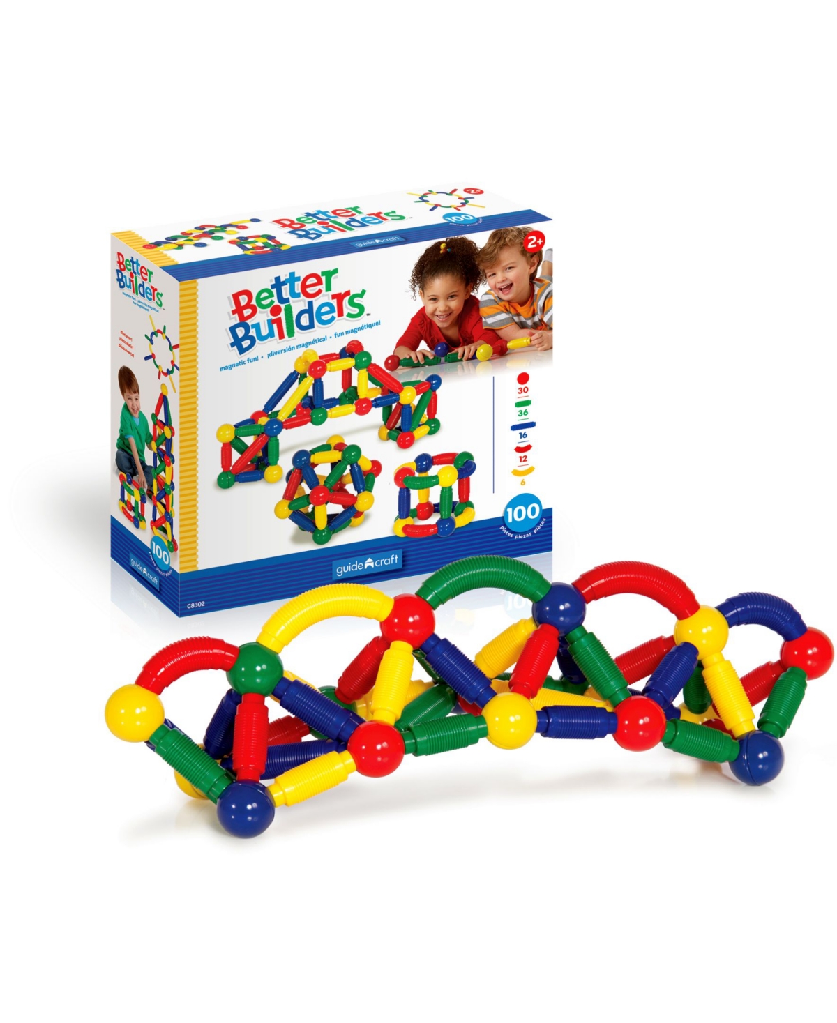 UPC 716243083020 product image for Guidecraft Better Builders - 100 Pieces Set | upcitemdb.com