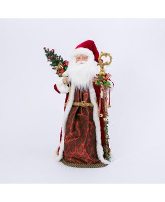 Gerson & Gerson - 36-Inch High Polyester Traditional Santa Figurine