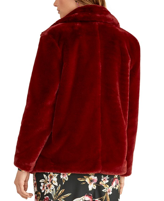RACHEL Rachel Roy Cropped Faux Fur Jacket Macy's