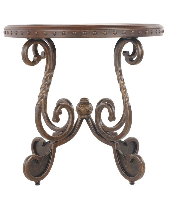 Signature Design By Ashley Rafferty Round End Table - Macy's