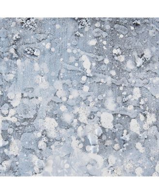 Winter Glaze Heavy Textured Canvas with Glitter Embellishment 2-Pc Set