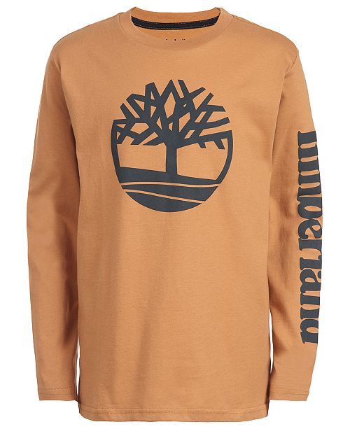 Timberland Little Boys Epsom Wheat Logo T Shirt Reviews Shirts Tops Kids Macy S