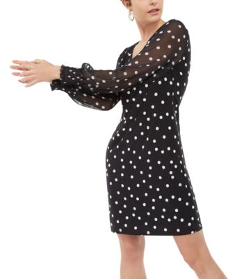 macy's polka dot dress