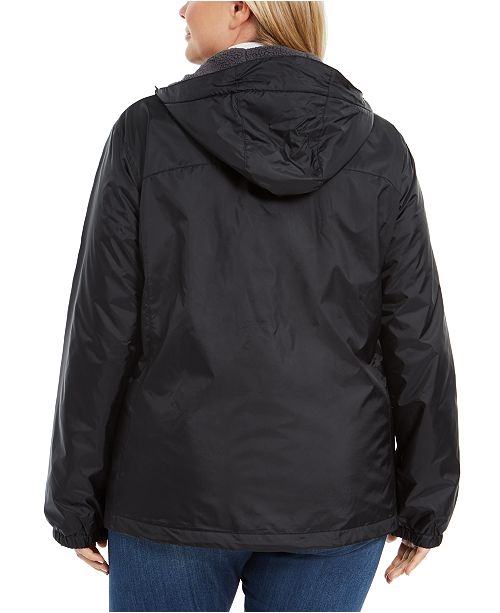 mens plus size rain jacket