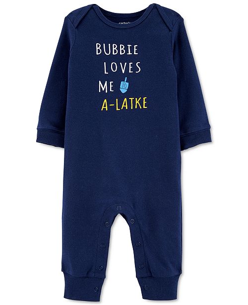 Carter S Baby Boys Cotton Bubbie Love Me Coverall Reviews All
