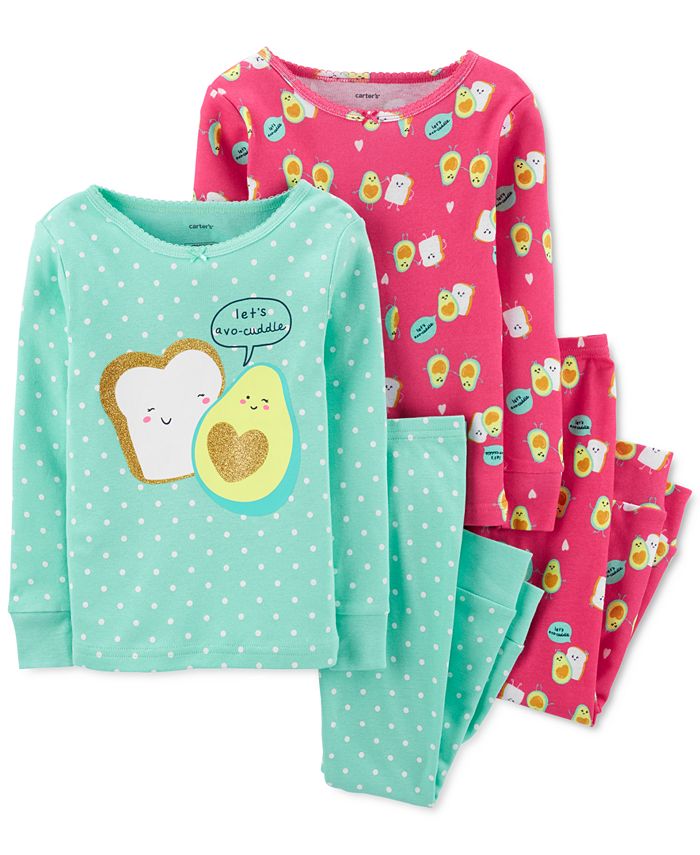 Girls avocado pjs outlet