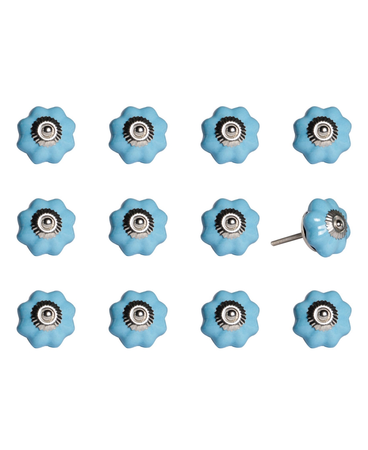 10157426 Knob-It Handpainted Ceramic Knob Set of 12 sku 10157426