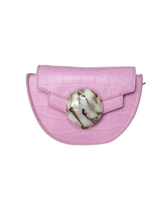 Milanblocks Mini Italian Leather Saddle&nbsp;Bag