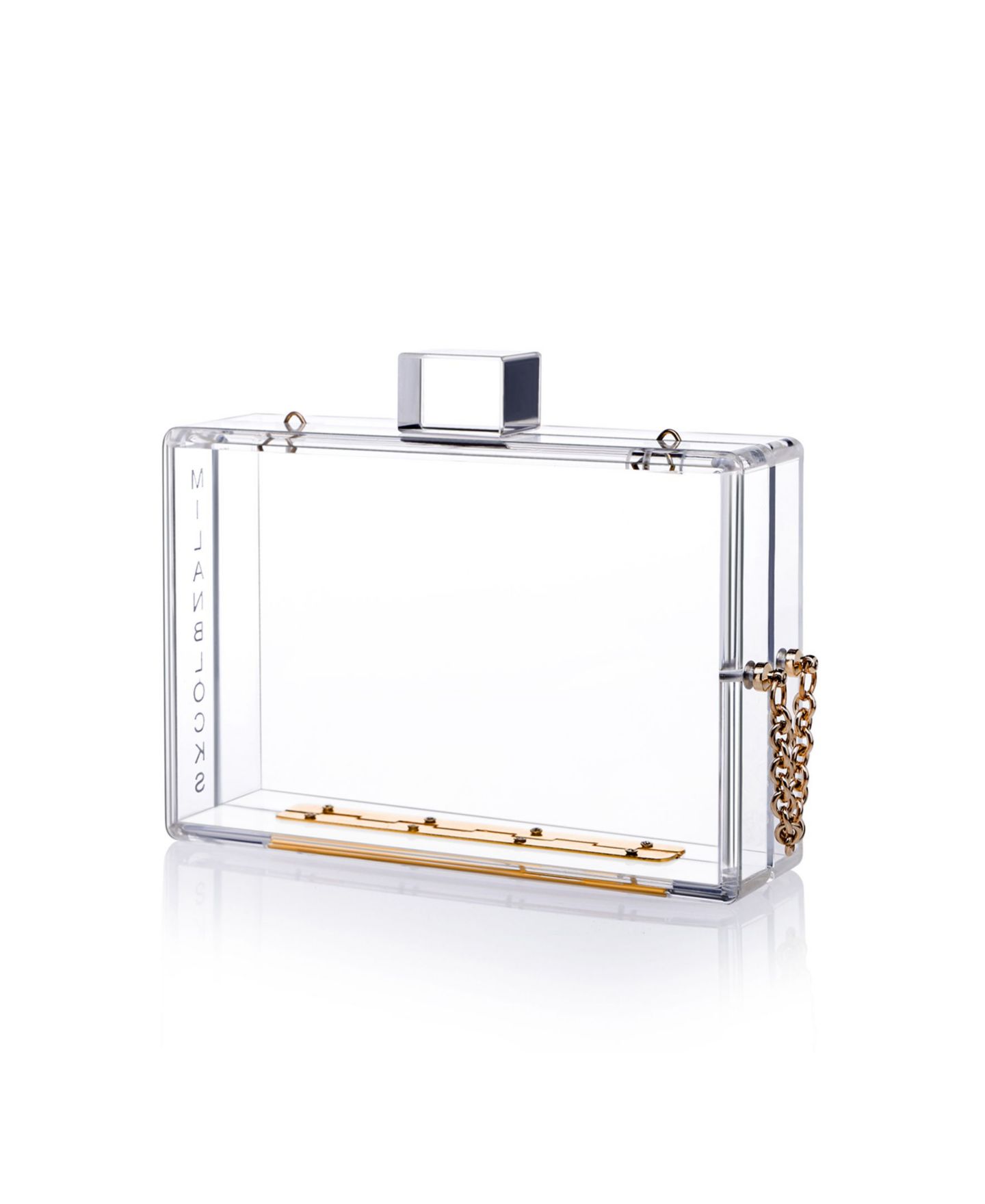 Женский клатч Milanblocks Trendy Transparent Acrylic Clutch, цвет: Прозрачный — фото 2