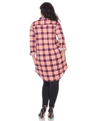 Plus Piper Stretchy Plaid Tunic