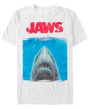 Jaws Men's Shark Movie Poster Short Sleeve T-Shirt