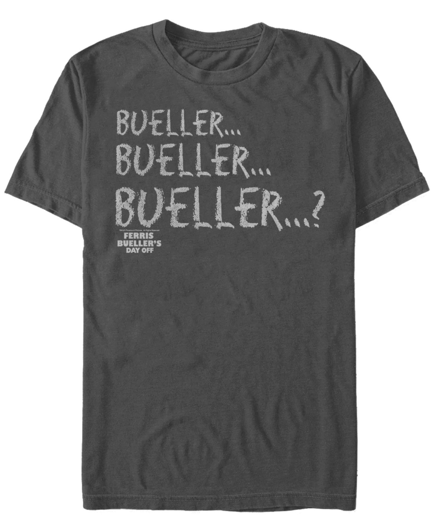 Мужская футболка Fifth Sun Paramount Ferris Bueller'S Day Off Bueller Repeat Short Sleeve, цвет: Угольный — фото 1